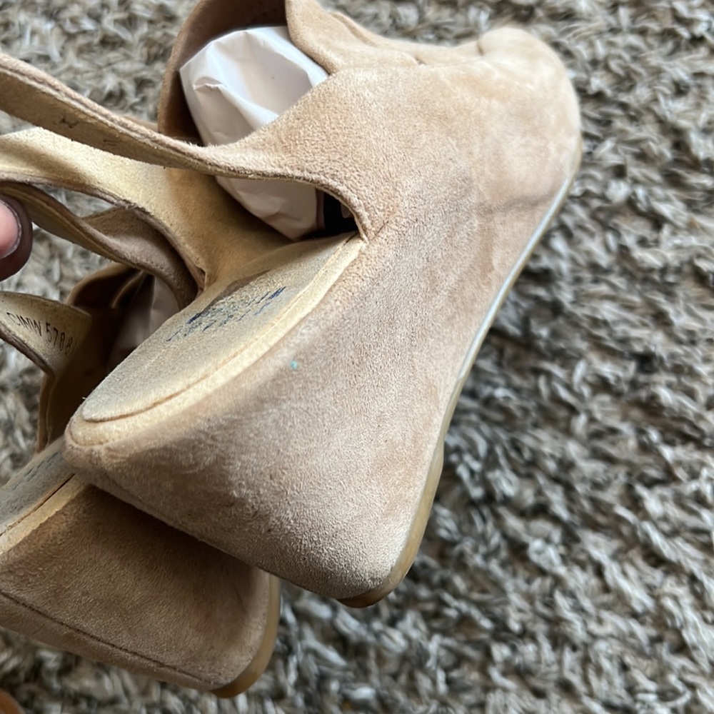 STUART WEITZMAN
Suede Wedge Sandals Size 9 - Picture 12 of 15